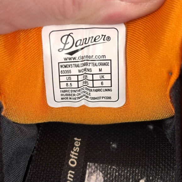 Danner Trailcomber 3 Trail Teal & Orange Sneakers – Sz 8.5 (Excellent Condition) - Picture 10 of 11